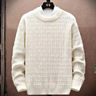 Sweater: Men's Loose Winter Crew Neck Sweater, New Outerwear Knitwear