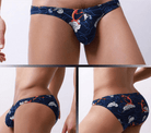 These Low Waist Printed Pattern Men's Underwear provide a comfortable and stylish option for men.