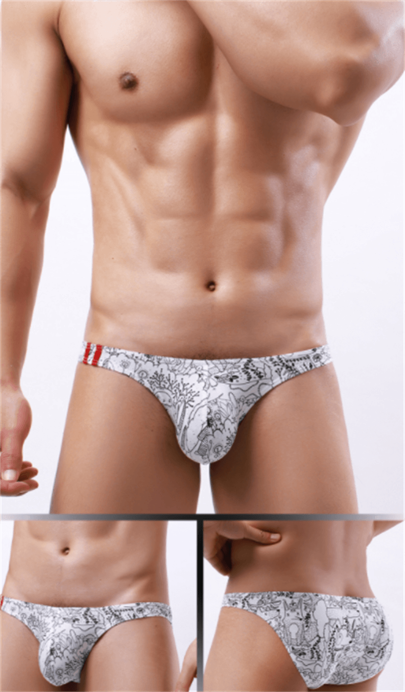 These Low Waist Printed Pattern Men's Underwear provide a comfortable and stylish option for men.