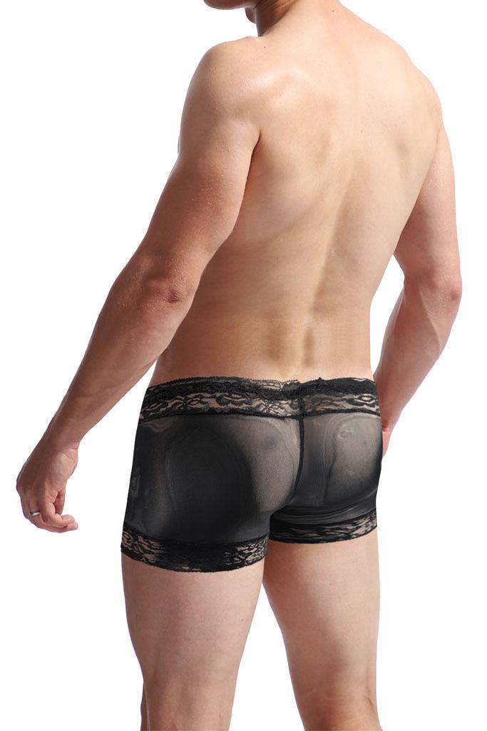 These Men's Lace Flat-leg Underwear feature a stylish and comfortable design that provides all-day support and coverage.