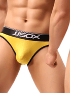 These Men's Underwear Half Sheath Briefs provide a comfortable and secure fit for men.