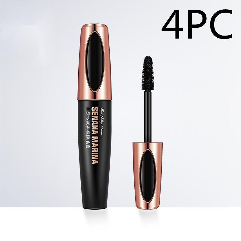 "Thick Curling Mascara: Adds volume, curls, and lengthens for captivating lashes."