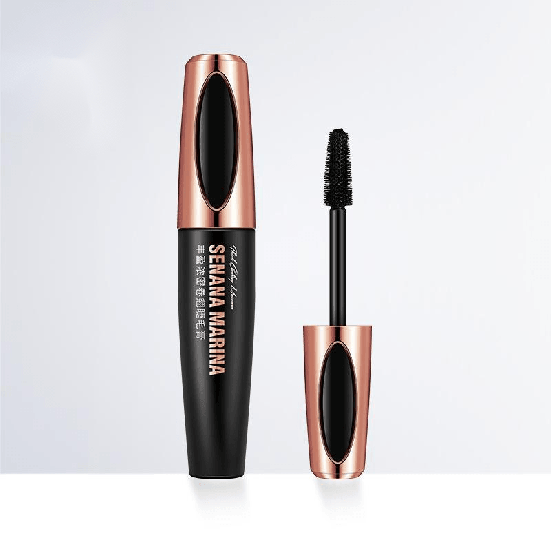 "Thick Curling Mascara: Adds volume, curls, and lengthens for captivating lashes."