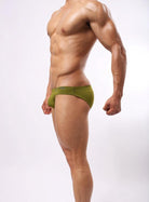 This men's underwear is made of nylon, providing a comfortable and lightweight fit.