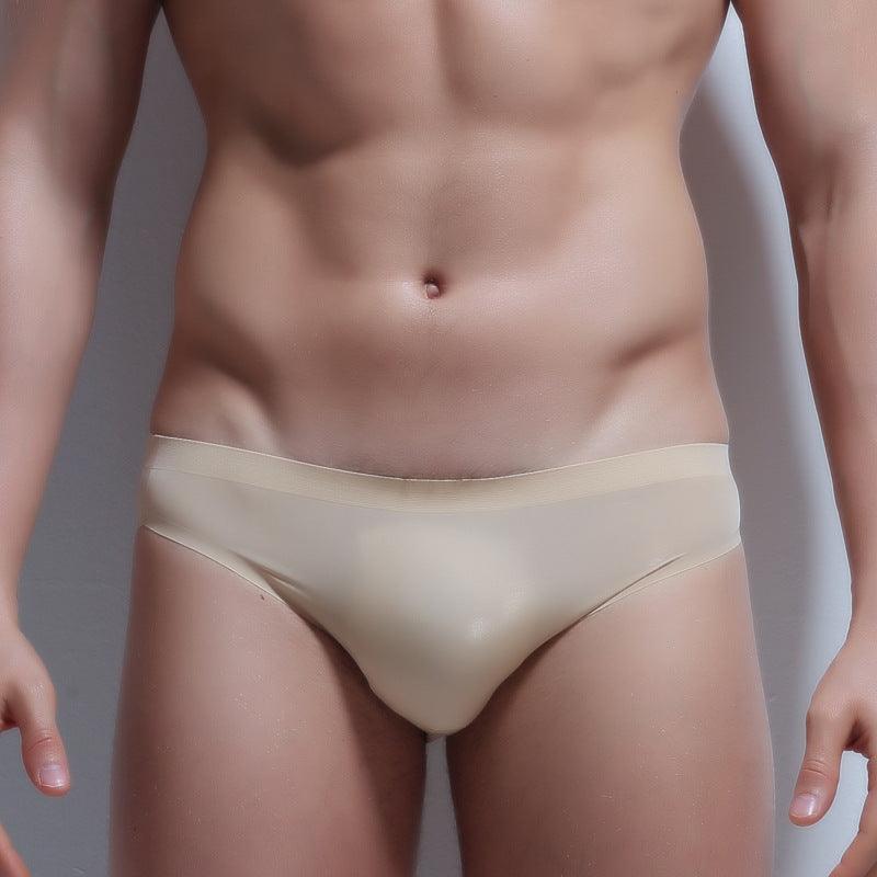 This seamless underwear for men is made with ice silk material, providing ultimate comfort and breathability.