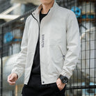 "Trendy Baseball Uniform Jacket - Men's Casual Top."