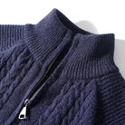 Turtleneck Twist Sweater Men's Autumn