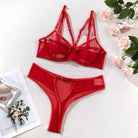 Underwear Mesh Two Piece Perspective Set