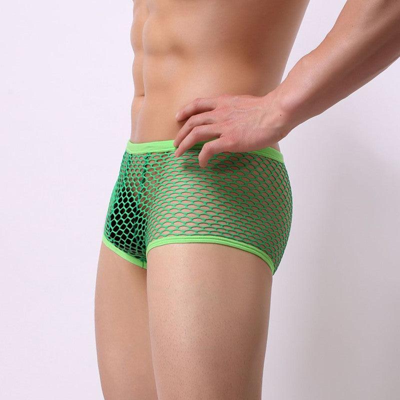 Unleash your boldness with our big mesh men's underwear.