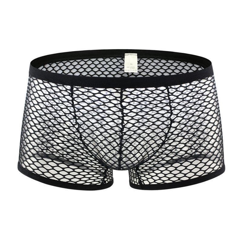 Unleash your boldness with our big mesh men's underwear.