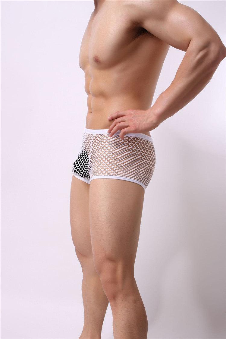 Unleash your boldness with our big mesh men's underwear.