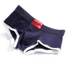 Upgrade your underwear game with our Men's Low Waist Sports Boxers.