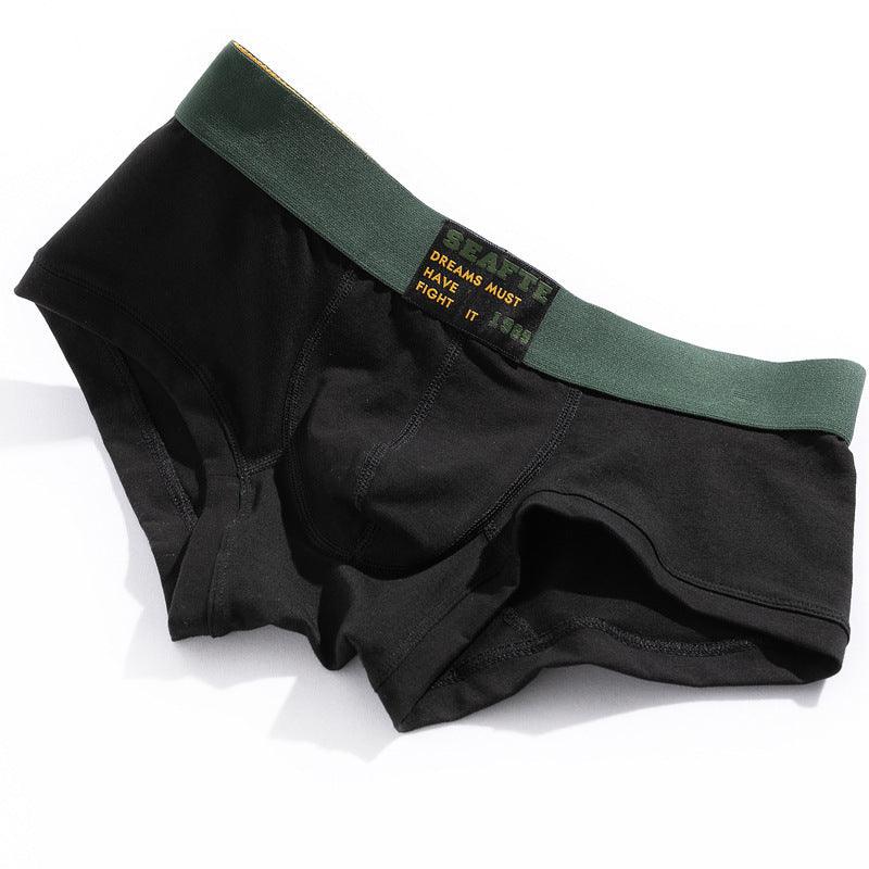 Upgrade your underwear game with our Men's Low Waist Sports Boxers.