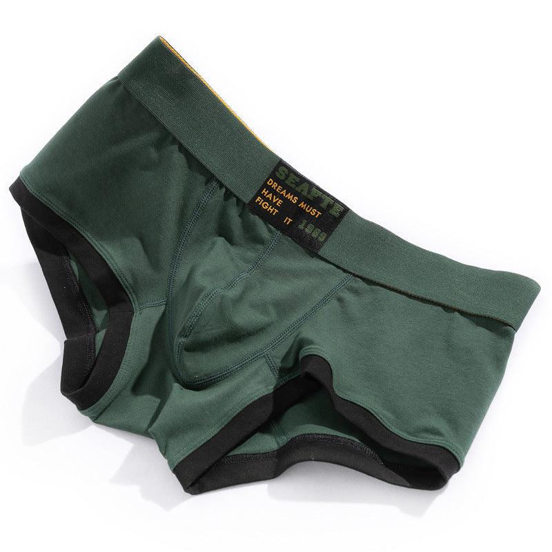 Upgrade your underwear game with our Men's Low Waist Sports Boxers.