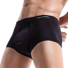 Upgrade your underwear game with our Men's Underwear Youth Underwear Solid Color Separated Boxer Bottom.