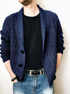 Urban V-neck Cardigan Sweater - Men's Long Sleeve Knitwear.