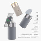 Versatile 3-in-1: iPhone/AirPods Charger, Bluetooth Speaker, Touch Lamp