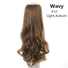 Wavy U Part Wigs for Women Clip in Hair Extension Invisible Half False Synthetic Wig Long Blonde Black Natural Hairpieces