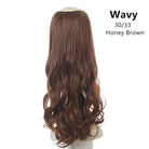 Wavy U Part Wigs for Women Clip in Hair Extension Invisible Half False Synthetic Wig Long Blonde Black Natural Hairpieces