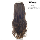 Wavy U Part Wigs for Women Clip in Hair Extension Invisible Half False Synthetic Wig Long Blonde Black Natural Hairpieces