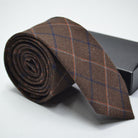 Wedding Dress Tie: Imitation Wool Plaid Striped Tie