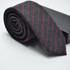 Wedding Dress Tie: Imitation Wool Plaid Striped Tie