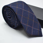 Wedding Dress Tie: Imitation Wool Plaid Striped Tie