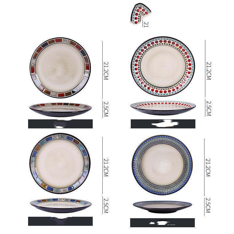 Western-style dishes for the household, including fruit dishes and flat dishes, presented in Nordic tableware.