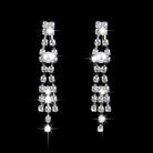 Wholesale fashion OL bridal jewelry set, claw chain earrings, Pearl Rhinestone Necklace 465