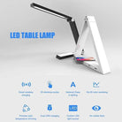 Wireless Charger: LED Desk Lamp, Rechargeable, Smart Home Art Light.