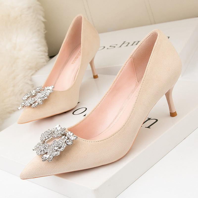 Women Pointed Toe Fashion High Heel Shoes