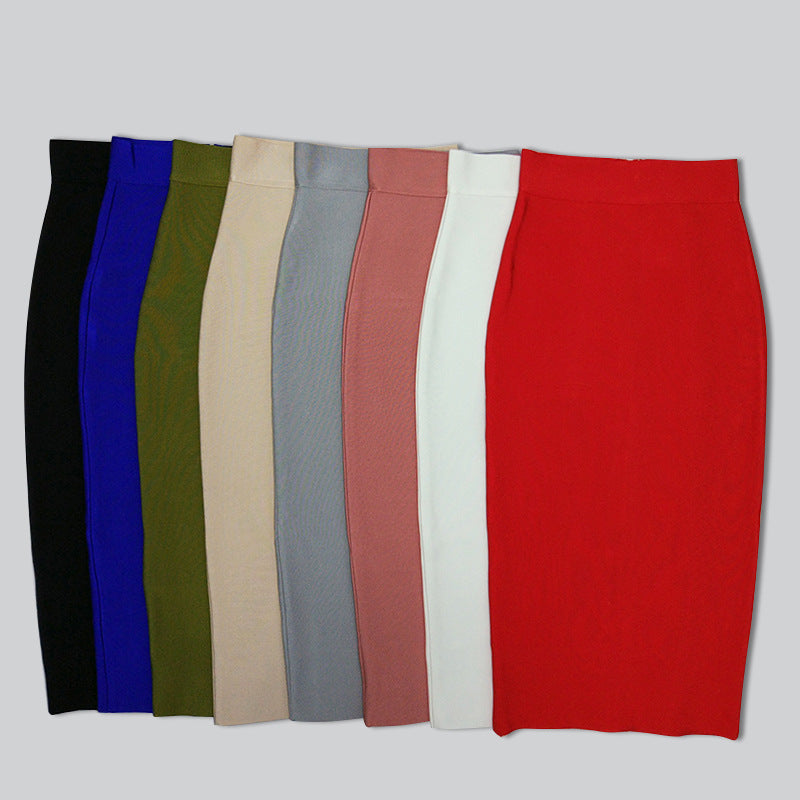 Women's Fashion Bandage Wrap Hip Skirt