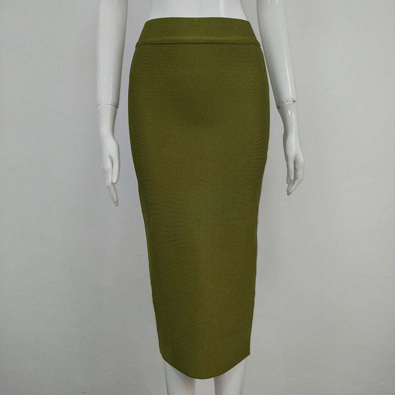 Women's Fashion Bandage Wrap Hip Skirt