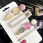 Women's Fashion Geometric Pearl Hair Clips