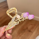 Women's Fashion Simple Tulip Flower-shaped Clips