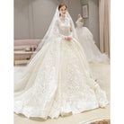 Women's Luxury Starry Sky Trail Bridal Dress