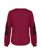 Women's new solid color knitted sweater bottoming top