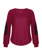 Women's new solid color knitted sweater bottoming top