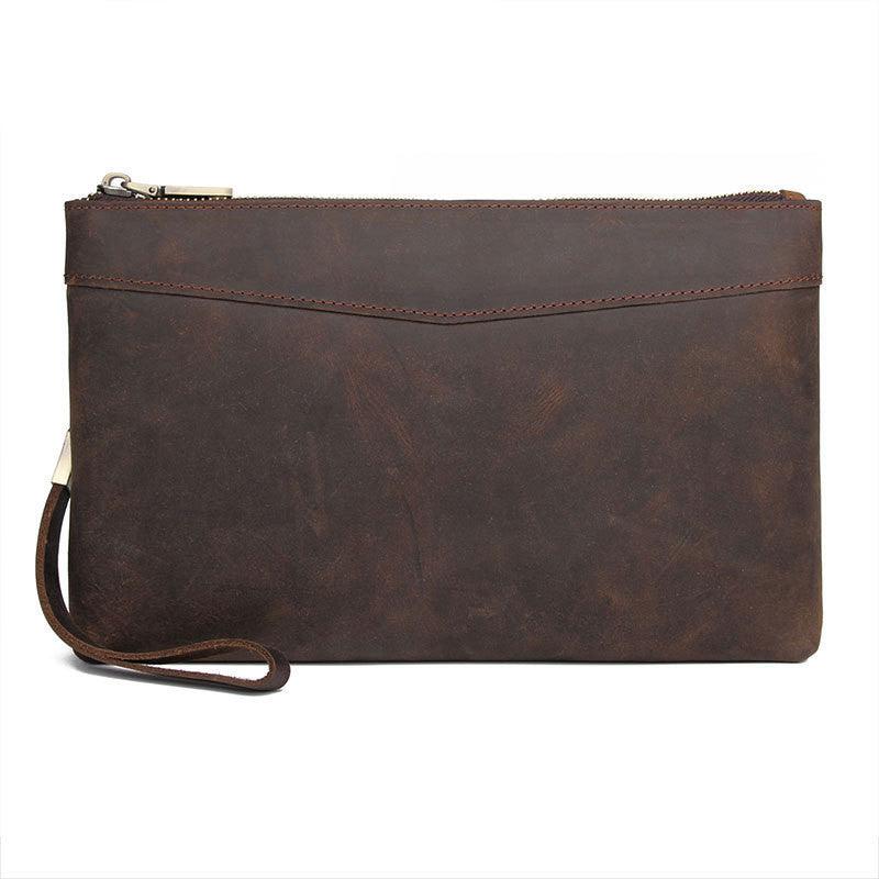 Youth Trendy Handbags Men's Wallets RFID Antimagnetic Long Zipper Bag