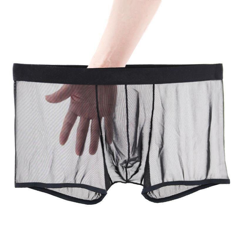 Men's Transparent Underwear Transparent Mesh Thin - Bloomjay
