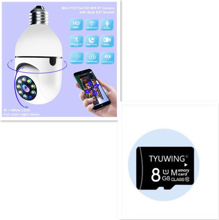 WiFi CAMERA 1080P Bulb 4X Zoom Camera E27 Home 5GWiFi Alarm Monitor - Bloomjay