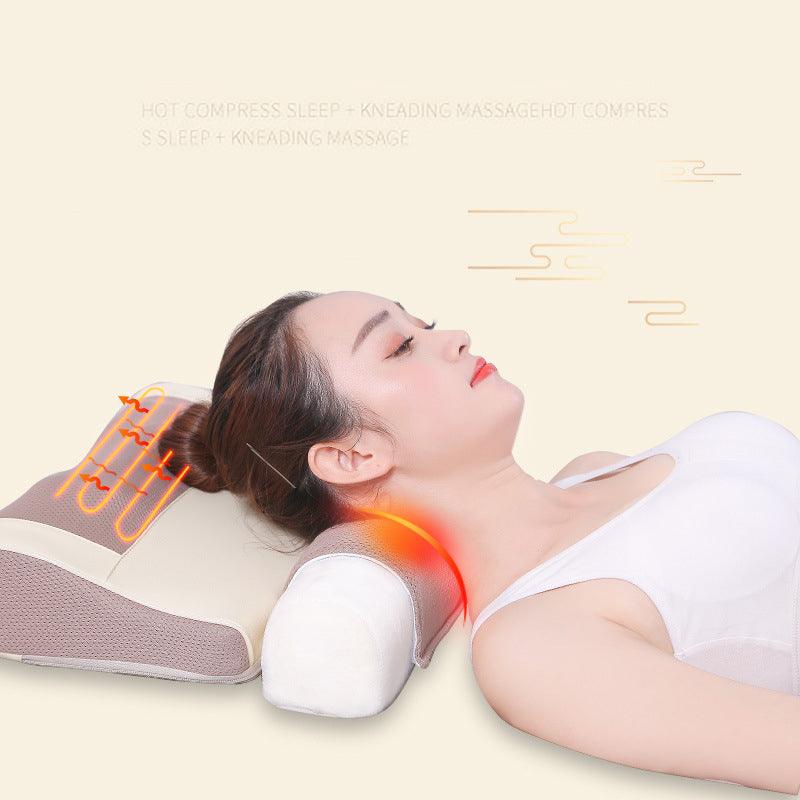 Cervical Spine Massage Pillow Neck Massager Electric Pillow Neck Shoulder - Bloomjay