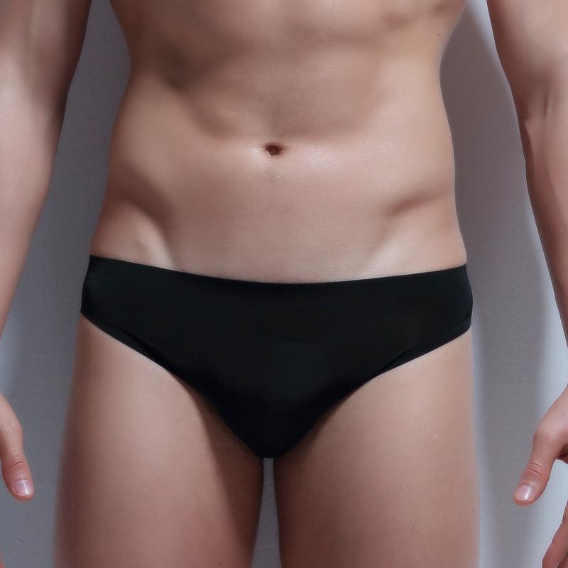 Men's One Piece Ice Silk Triangle Seamless Underwear Men - Bloomjay