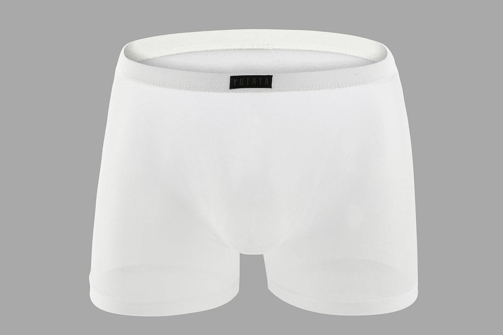Men's Mesh Transparent One-piece Boxers Underwear - Bloomjay