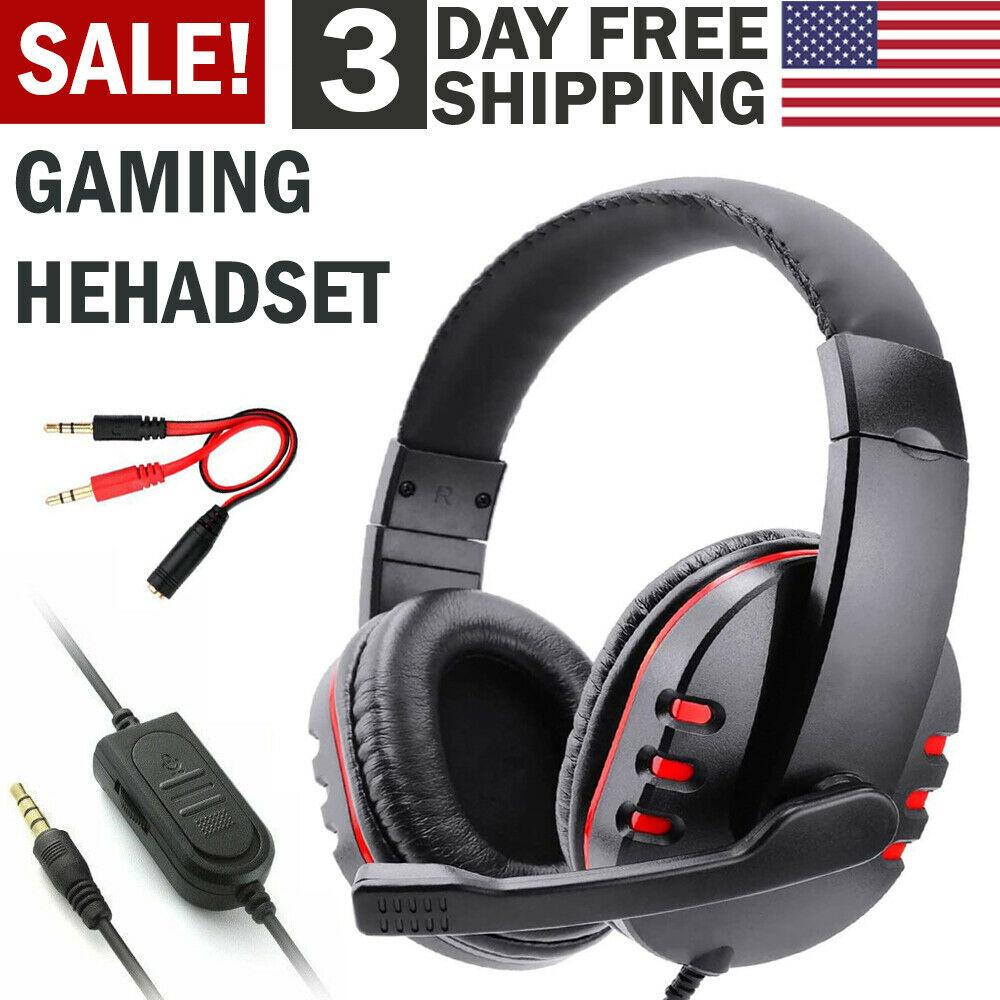 Headphones Pro Gamer Headset For PS4 PlayStation 4 PC Computer - Bloomjay