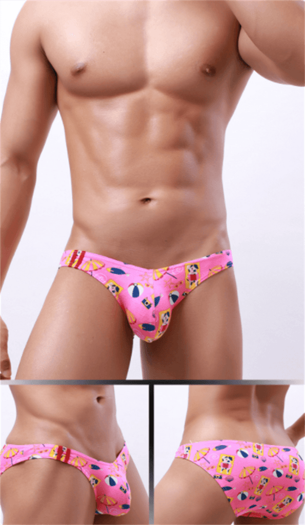 Low Waist Printed Pattern Men's Underwear - Bloomjay