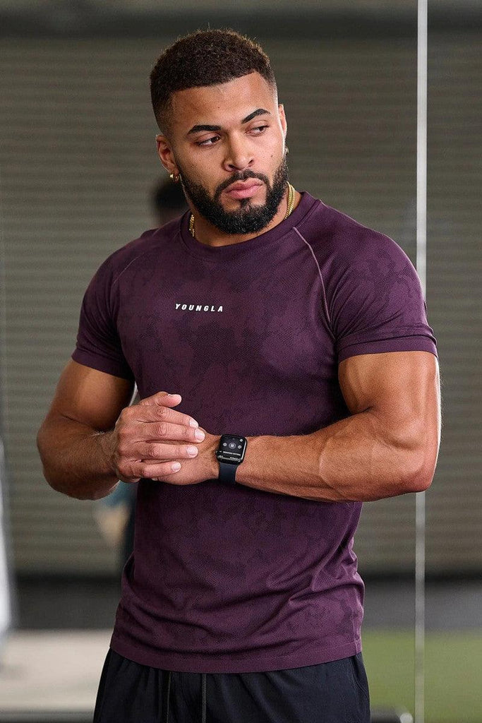 "Camo Sports Tee - Men's Workout Apparel." - Bloomjay