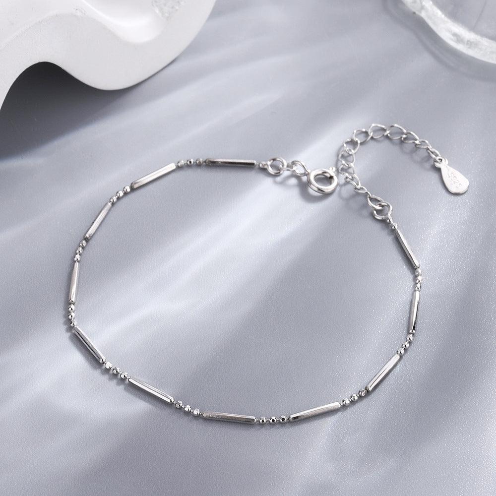Elevate your look with our chic geometric bracelets. Crafted from sterling silver, plated in gold or silver, they exude modern elegance. - Bloomjay